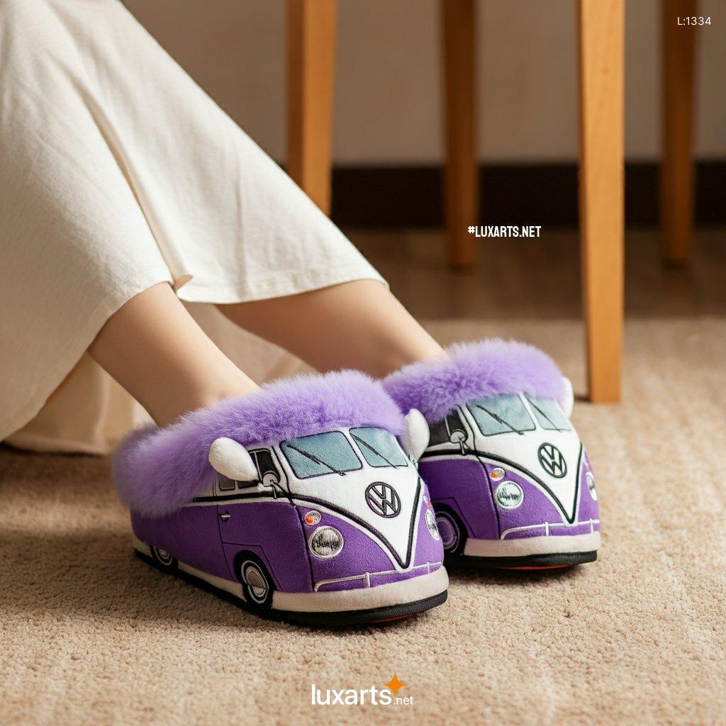 VW Bus Shaped Bedroom Slipper | Creative & Comfortable Footwear vw bus shaped bedroom slipper 10