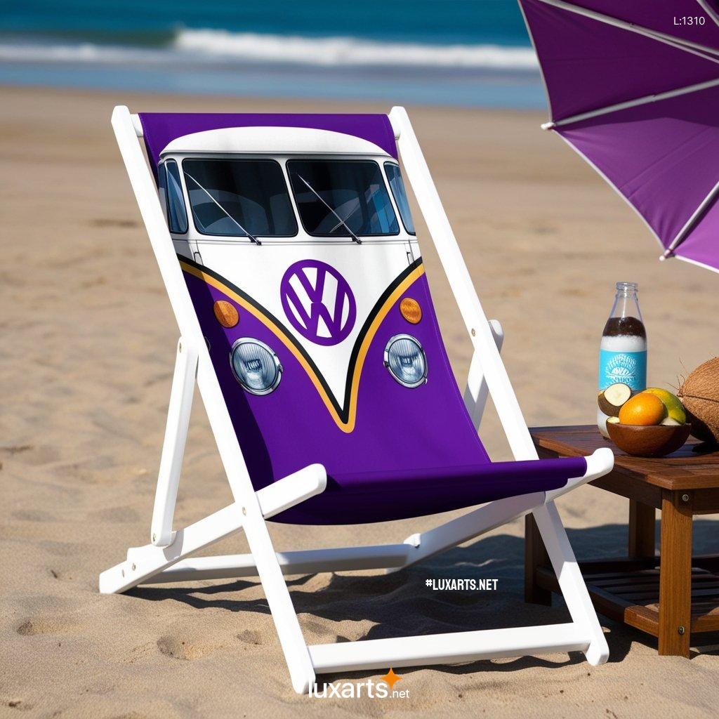 VW Bus Shaped Deckchair: The Ultimate Retro Beach Lounger vw bus shaped deck chair 8