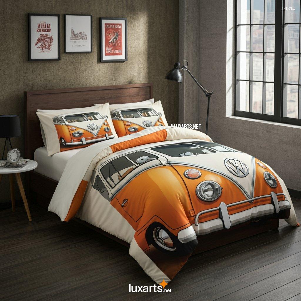 VW Bus Shaped Duvet Cover: Unique, Creative Bedding for Van Lovers vw bus shaped duvet cover 5