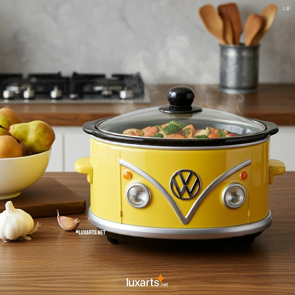 Volkswagen Bus Shaped Slow Cookers: Infusing Retro Vibes into Your Kitchen Adventure 8 3 volkswagen bus slow cookers 1