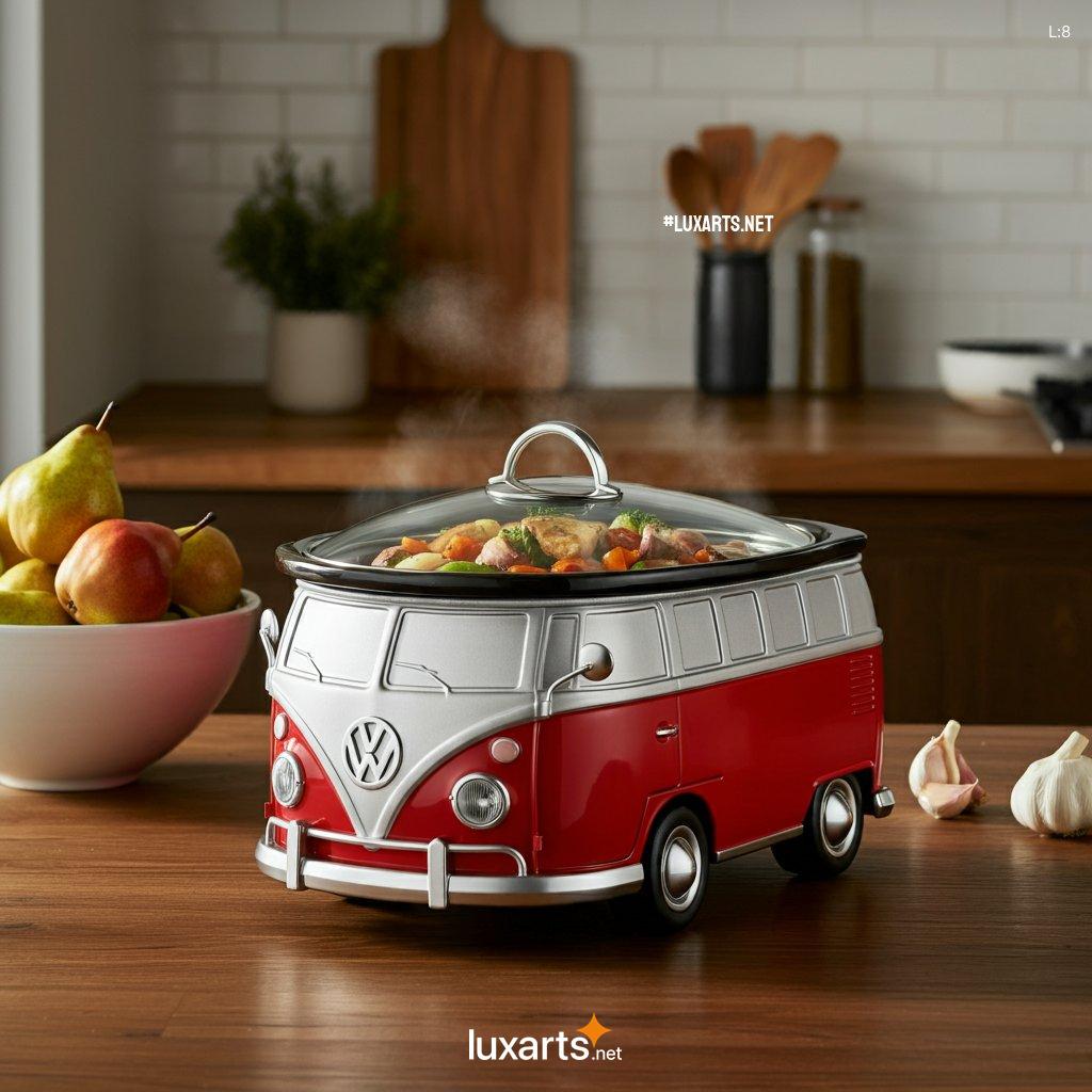 Volkswagen Bus Shaped Slow Cookers: Infusing Retro Vibes into Your Kitchen Adventure 8 3 volkswagen bus slow cookers 4