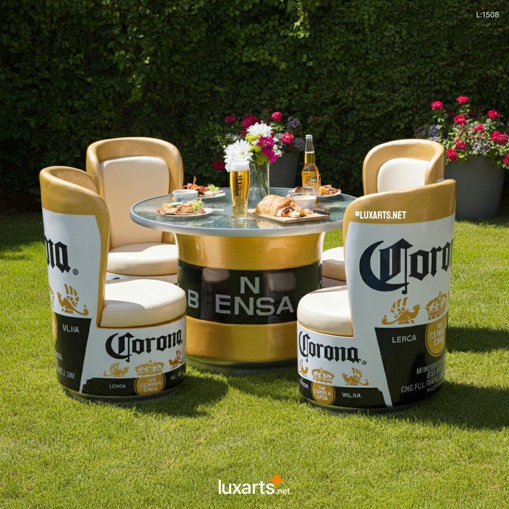 Beer Can Inspired Patio Set: The Perfect Patio Set for Beer Lovers beer can inspired patio set 4