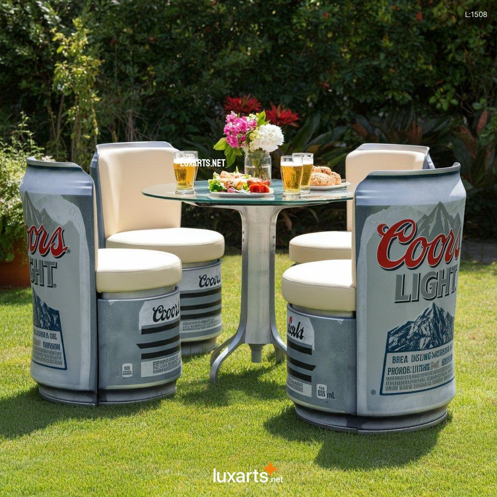 Beer Can Inspired Patio Set: The Perfect Patio Set for Beer Lovers beer can inspired patio set 8