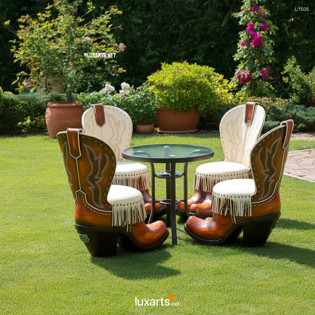 Boots Themed Patio Sets: Unique & Creative Outdoor Furniture Designs boots themed patio sets 10