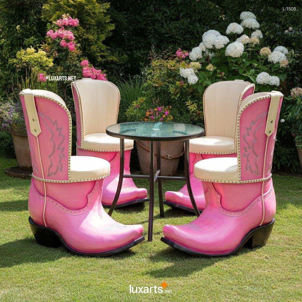 Boots Themed Patio Sets: Unique & Creative Outdoor Furniture Designs boots themed patio sets 11