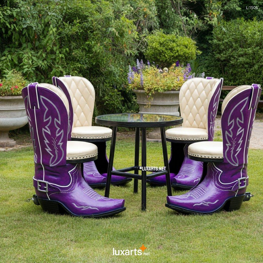 Boots Themed Patio Sets: Unique & Creative Outdoor Furniture Designs boots themed patio sets 13