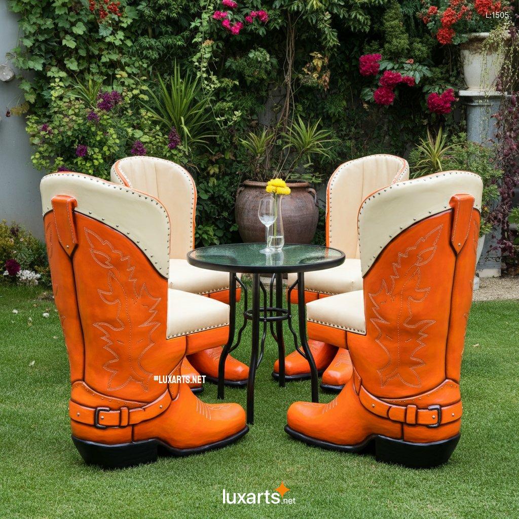 Boots Themed Patio Sets: Unique & Creative Outdoor Furniture Designs boots themed patio sets 14