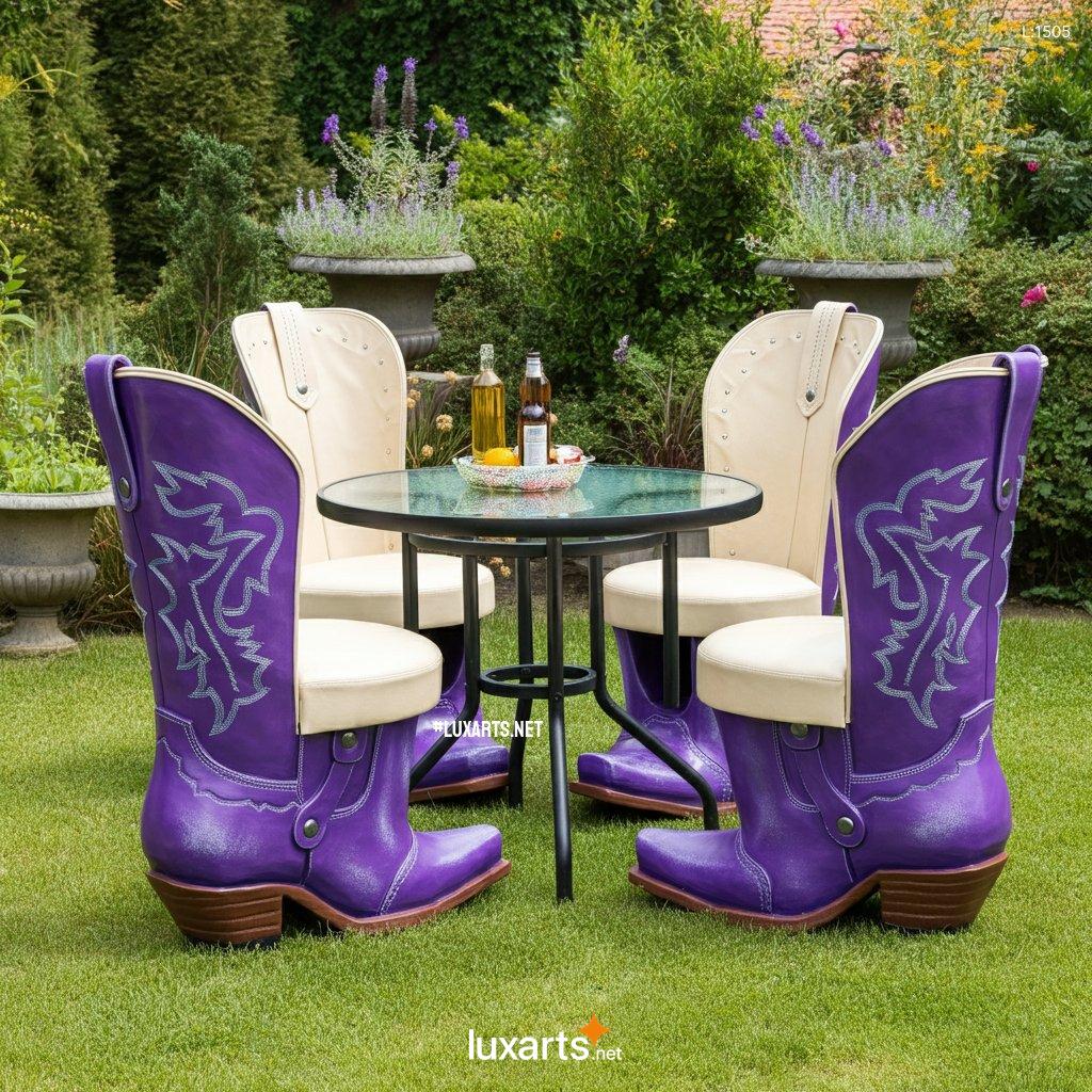 Boots Themed Patio Sets: Unique & Creative Outdoor Furniture Designs boots themed patio sets 2