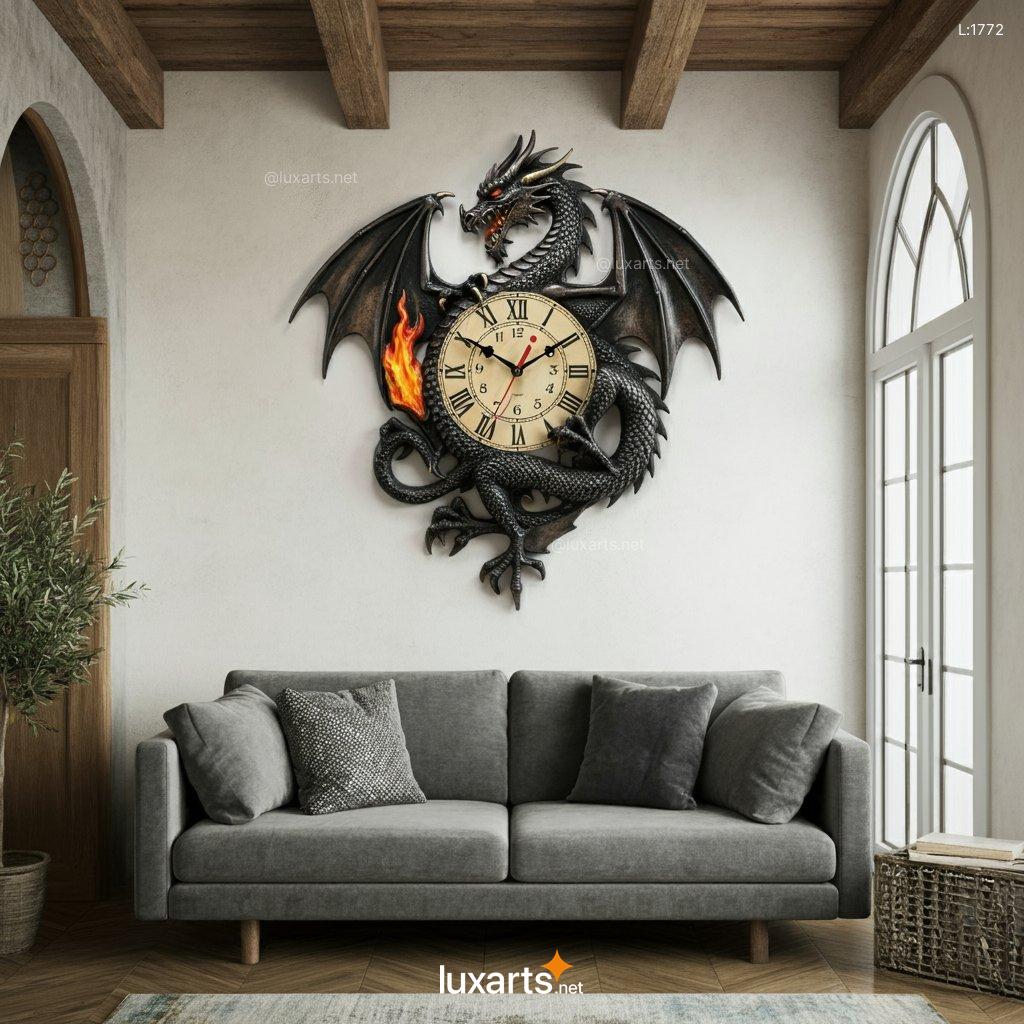 Dragon Wall Clock | Creative, Unique & Handcrafted Wall Clocks dragon theme wall clock 10