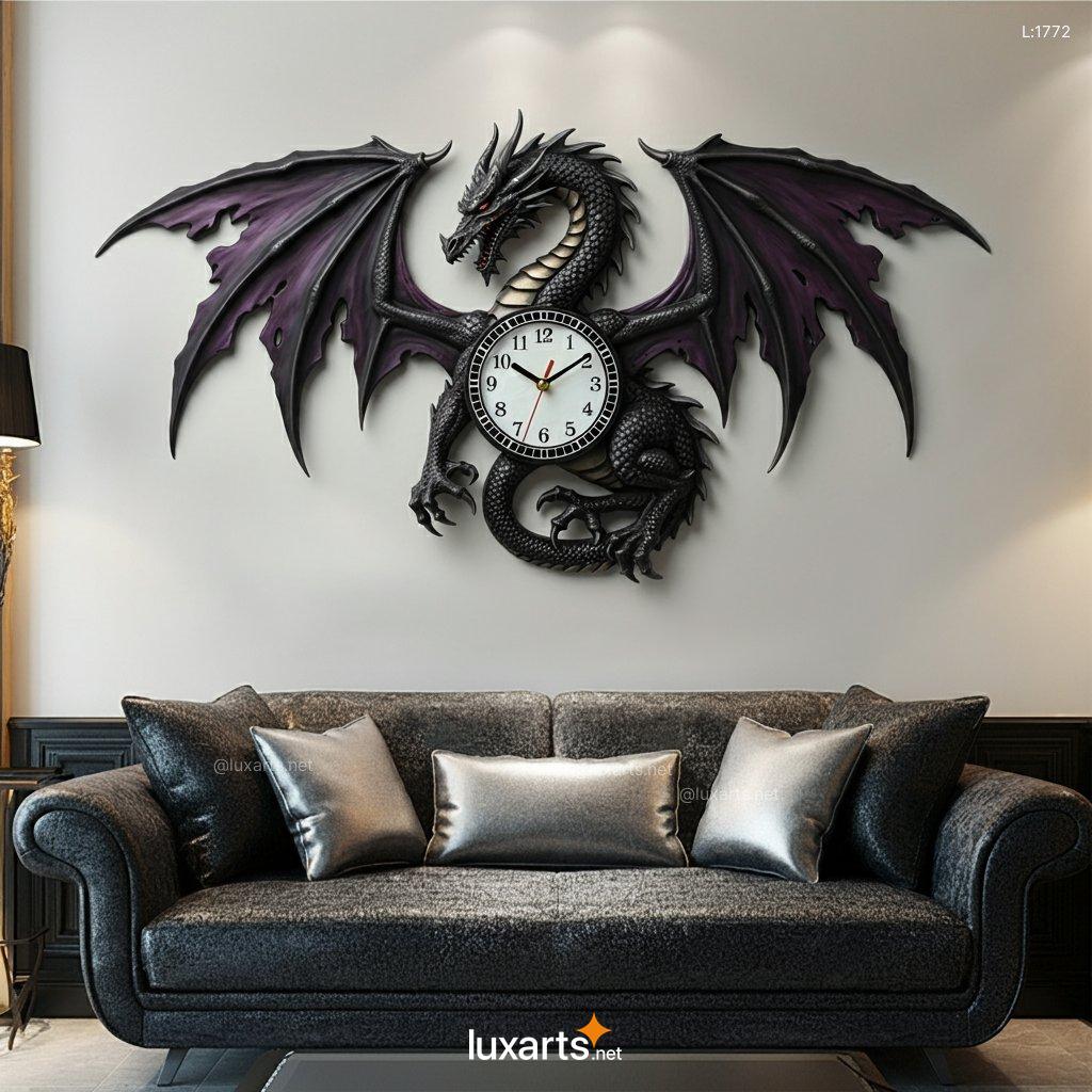 Dragon Wall Clock | Creative, Unique & Handcrafted Wall Clocks dragon theme wall clock 2