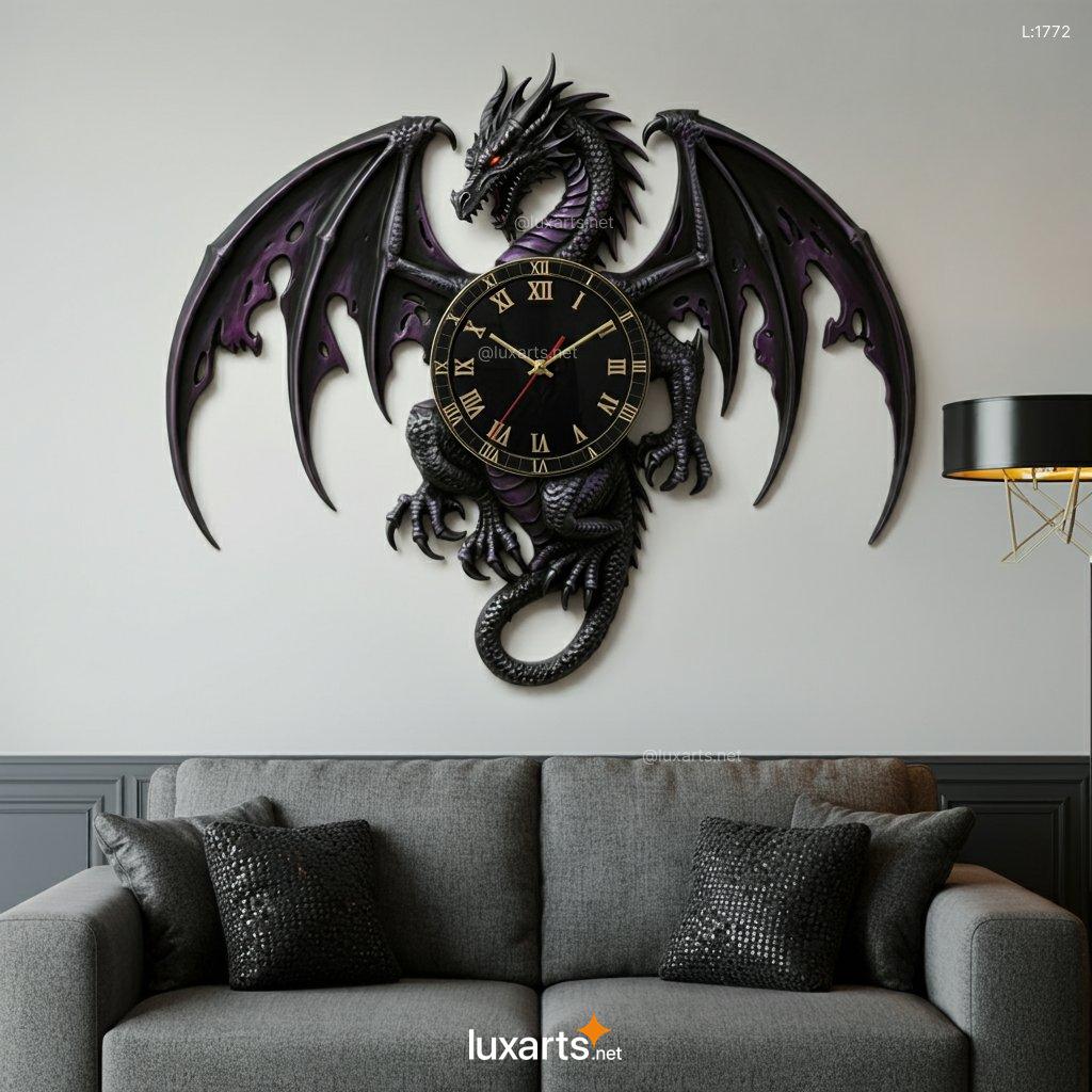 Dragon Wall Clock | Creative, Unique & Handcrafted Wall Clocks dragon theme wall clock 3