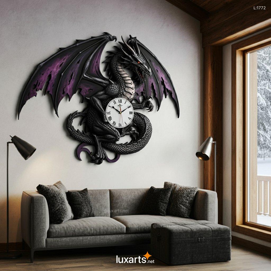 Dragon Wall Clock | Creative, Unique & Handcrafted Wall Clocks dragon theme wall clock 4