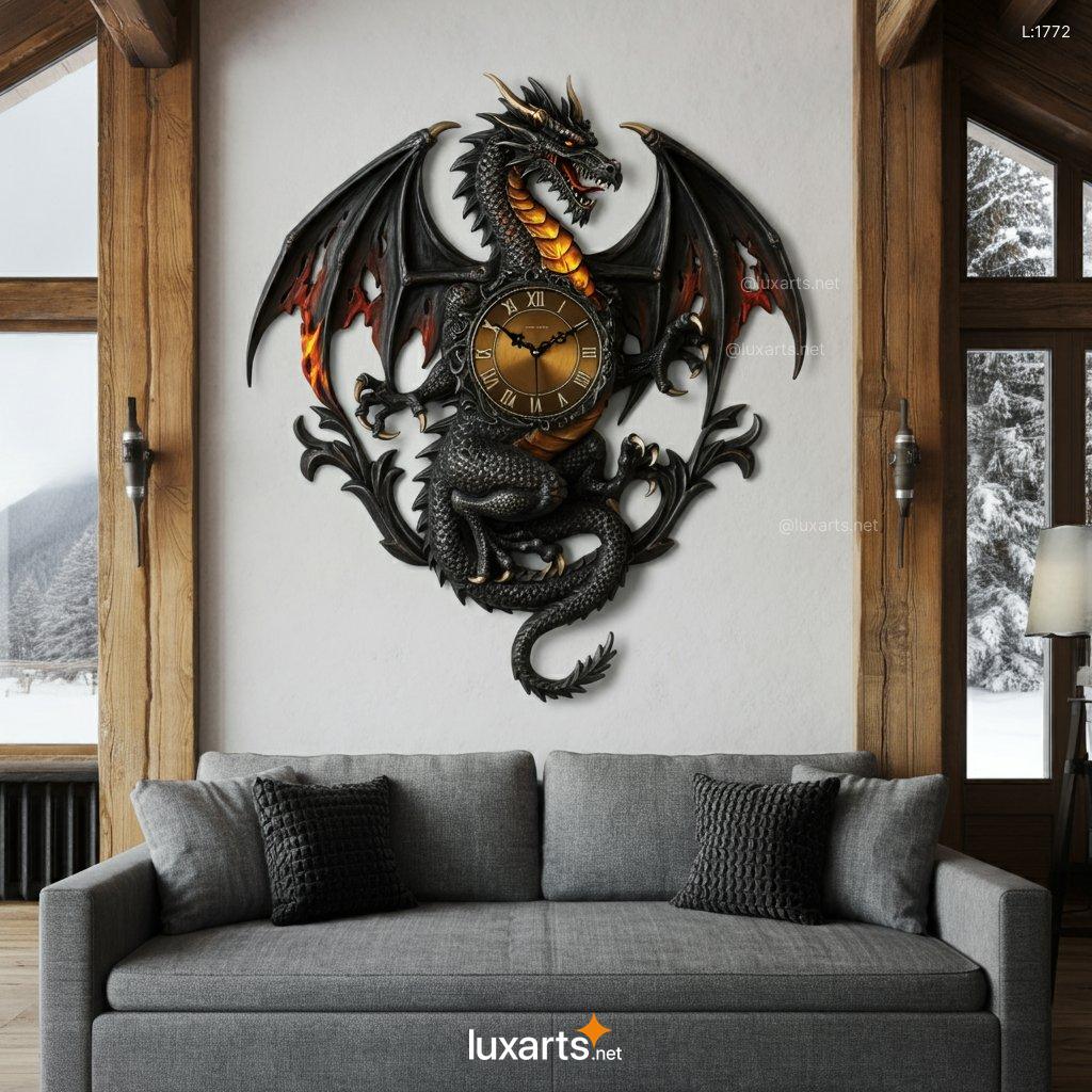 Dragon Wall Clock | Creative, Unique & Handcrafted Wall Clocks dragon theme wall clock 5