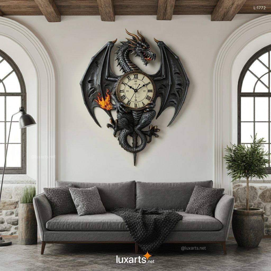 Dragon Wall Clock | Creative, Unique & Handcrafted Wall Clocks dragon theme wall clock 9