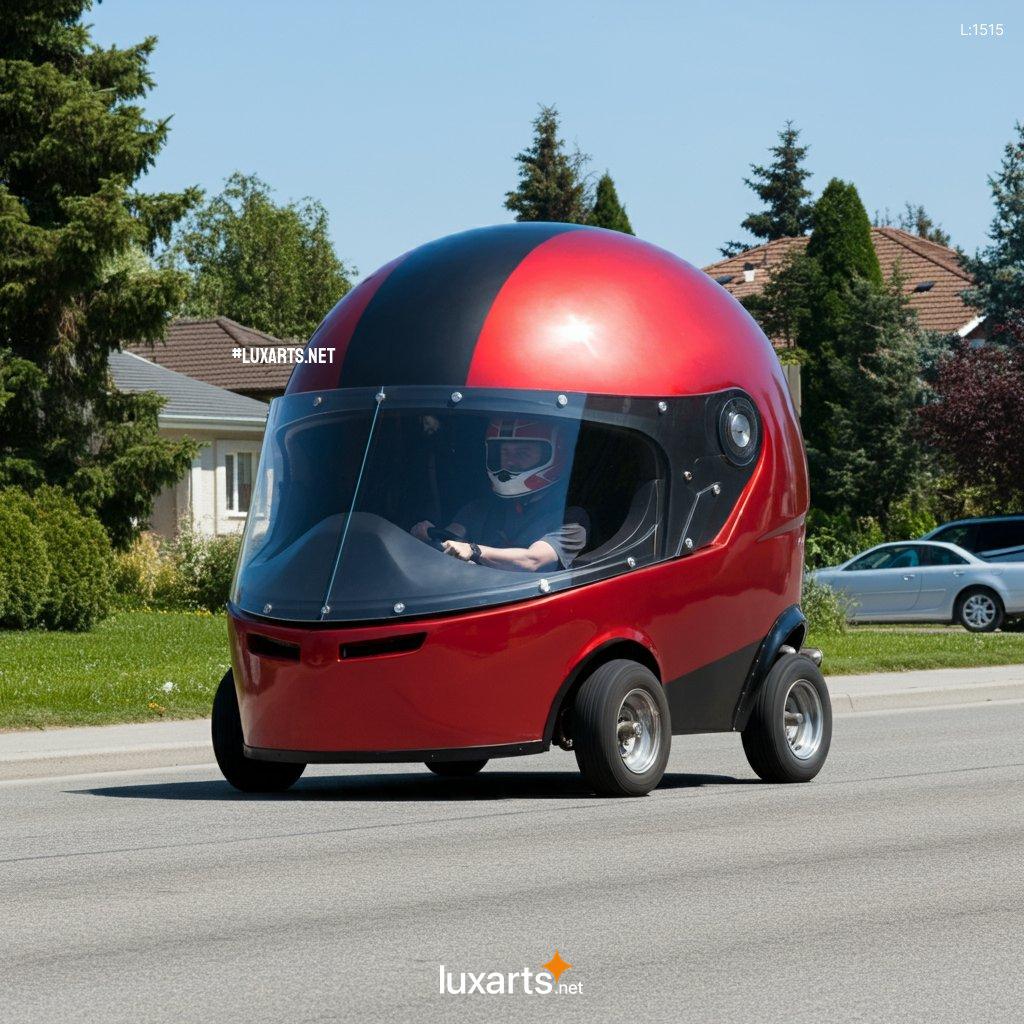 Unique Vehicle Designs: Exploring Inspirational Design Ideas full face helmet shaped car 13