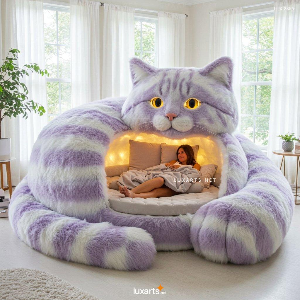 LUX.1751 Giant Cat Loungers: Transform Your Home with Unique Cat-Shaped Design giant cat lounger 1