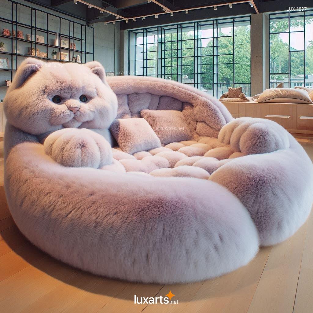 LUX.1751 Giant Cat Loungers: Transform Your Home with Unique Cat-Shaped Design giant cat loungers 29