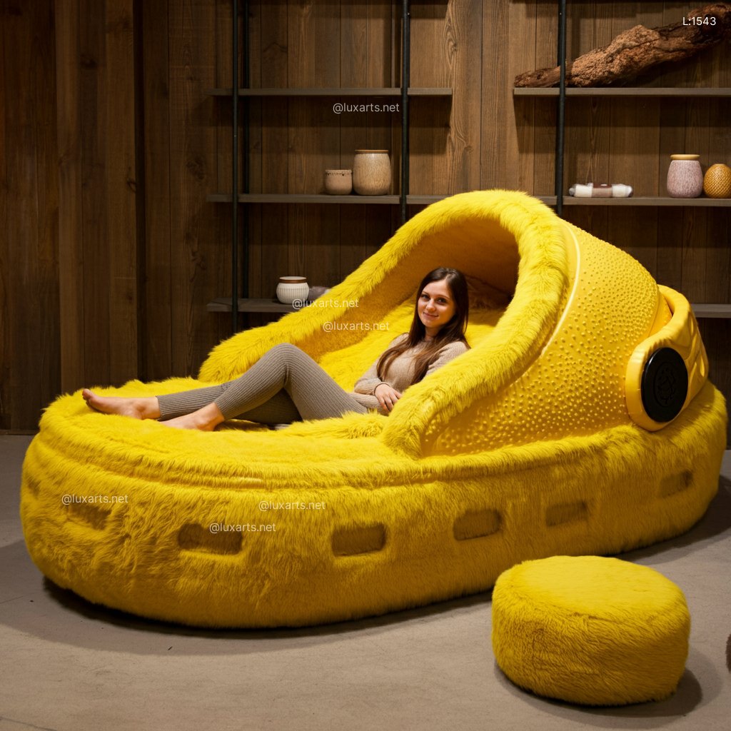 Giant Crocs Shaped Lounge: Unique, Stylish, and Perfect for Relaxation giant crocs shaped lounge 1