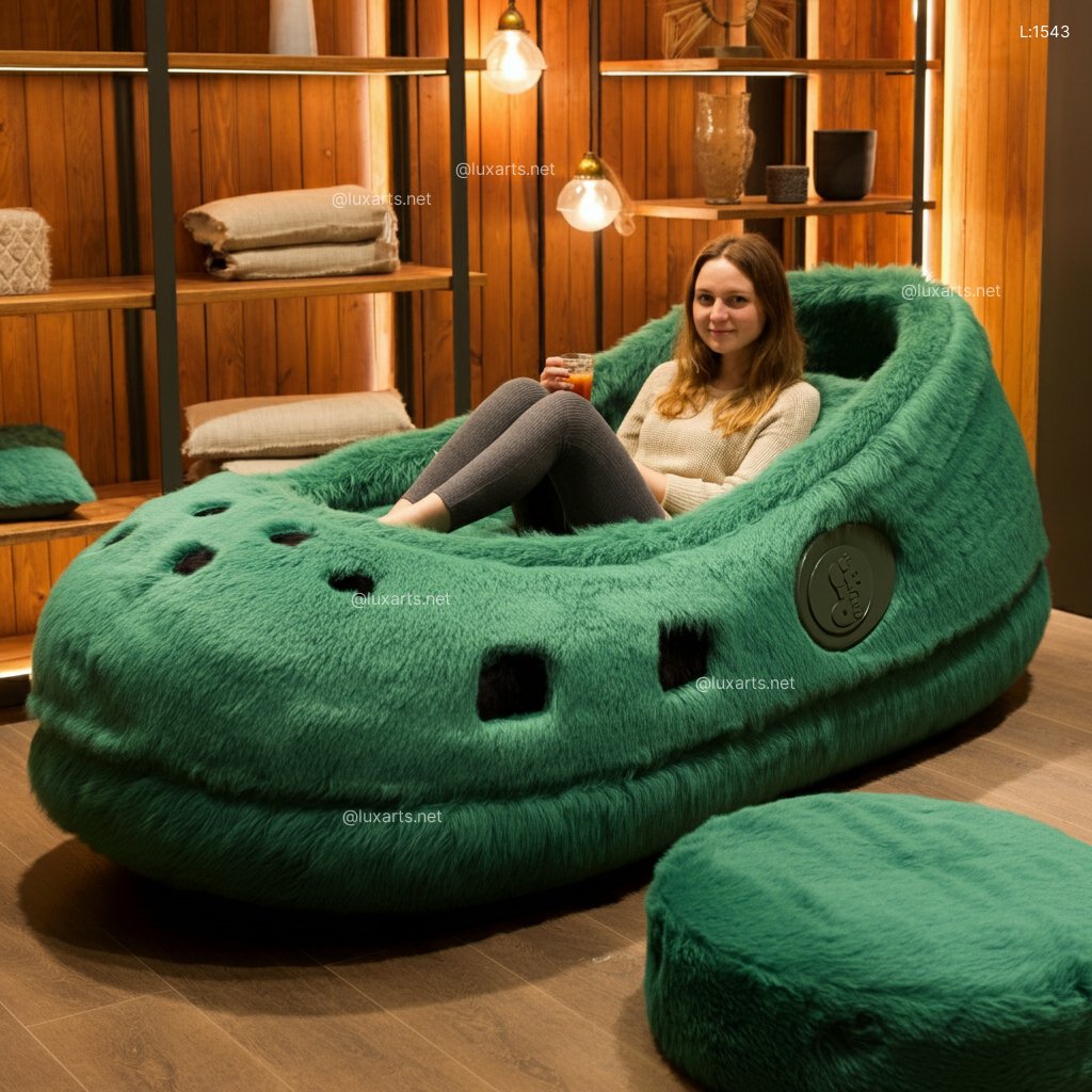 Giant Crocs Shaped Lounge: Unique, Stylish, and Perfect for Relaxation giant crocs shaped lounge 6