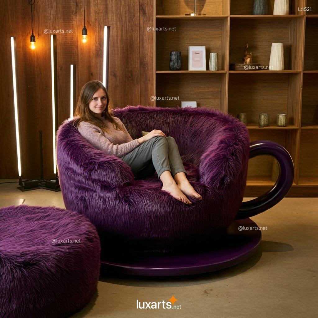 Giant Teacup Shaped Lounger: Unique & Creative Design for Ultimate Relaxation giant teacup shaped lounger 11