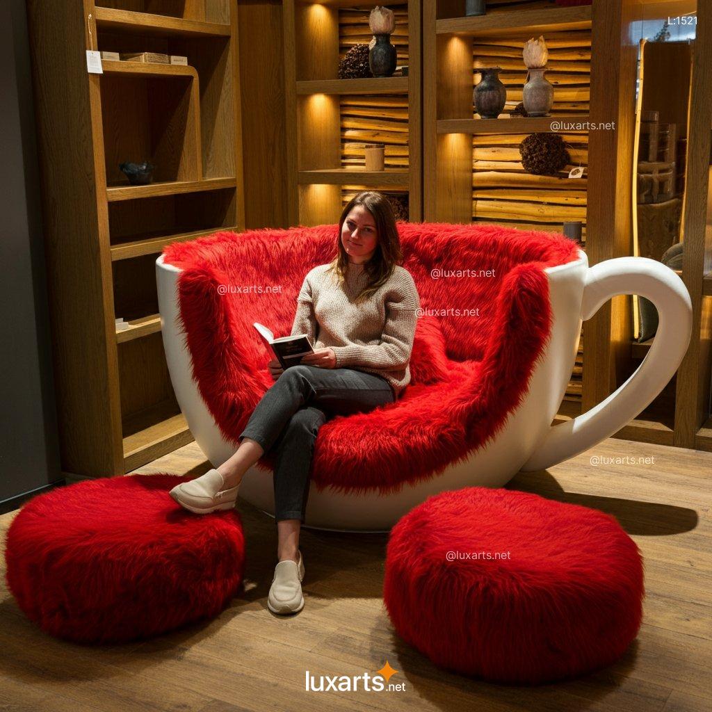 Giant Teacup Shaped Lounger: Unique & Creative Design for Ultimate Relaxation giant teacup shaped lounger 3