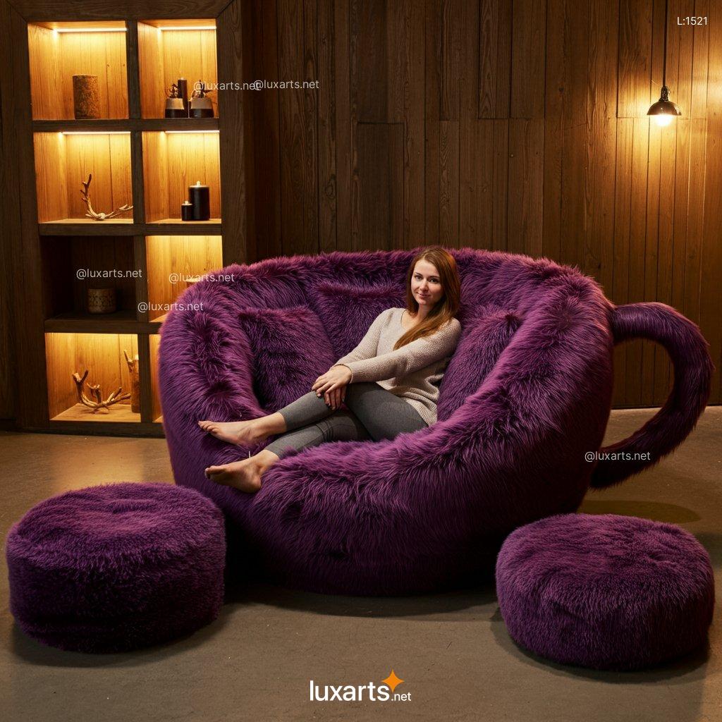 Giant Teacup Shaped Lounger: Unique & Creative Design for Ultimate Relaxation giant teacup shaped lounger 4