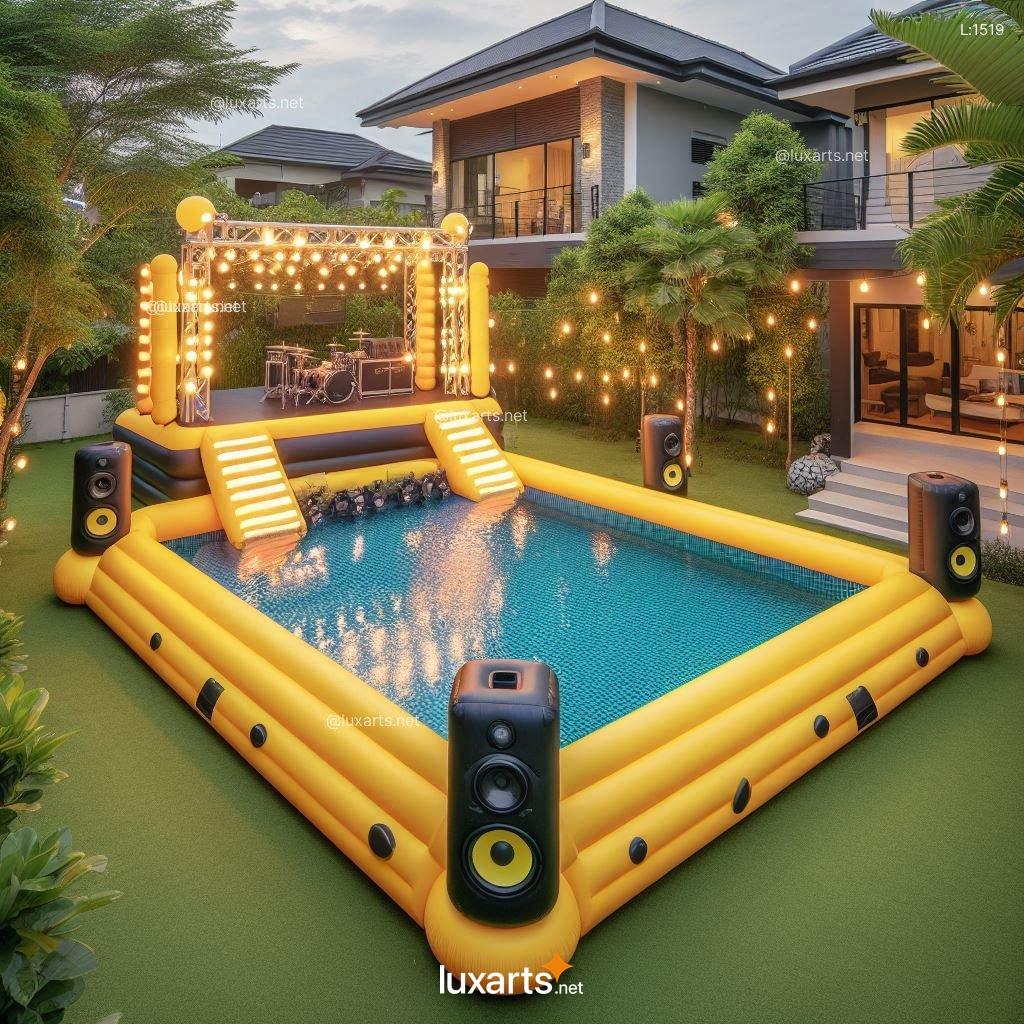 Inflatable Concert Stage Shaped Pool: Create Your Own Backyard Music Festival inflatable concert stage pool 10