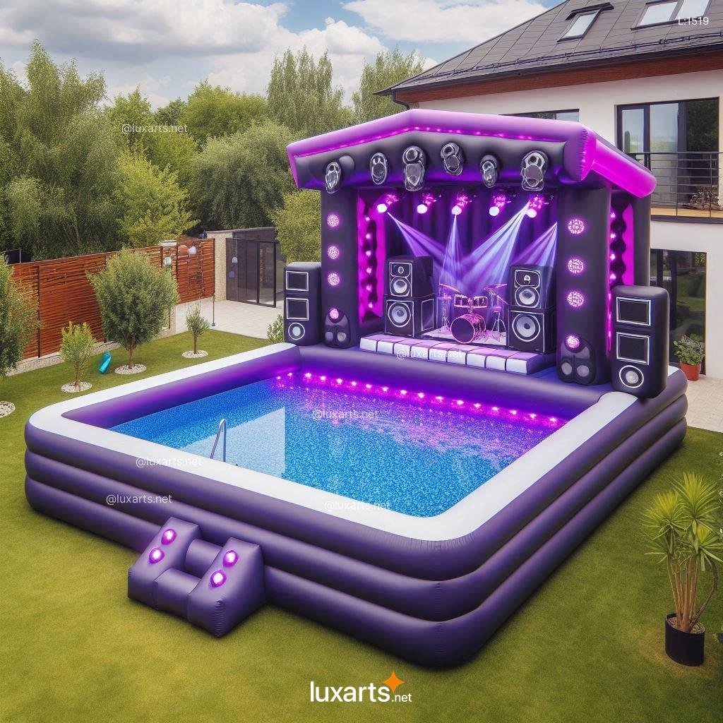 Inflatable Concert Stage Shaped Pool: Create Your Own Backyard Music Festival inflatable concert stage pool 11