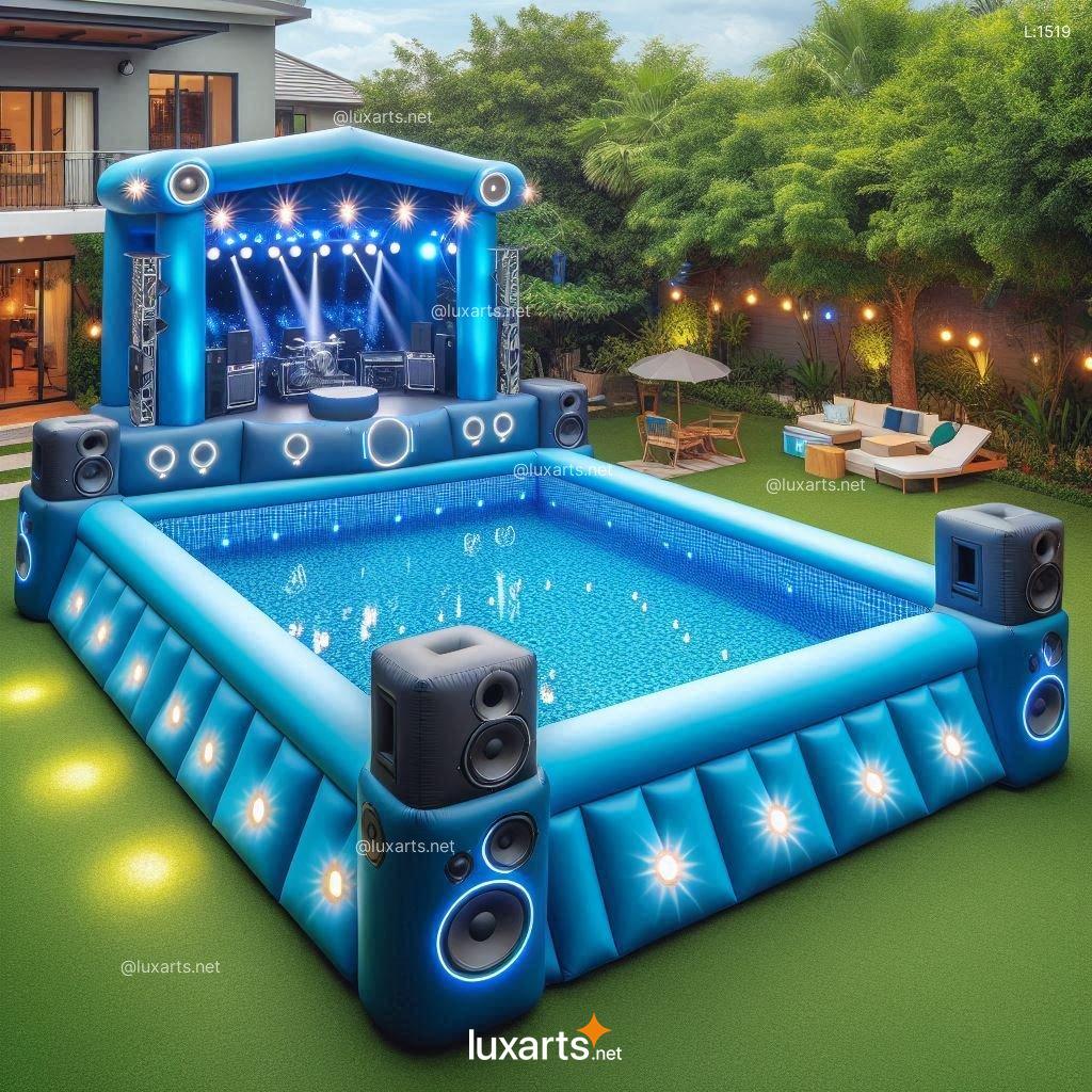 Inflatable Concert Stage Shaped Pool: Create Your Own Backyard Music Festival inflatable concert stage pool 12