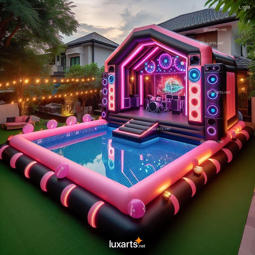 Inflatable Concert Stage Shaped Pool: Create Your Own Backyard Music Festival inflatable concert stage pool 14