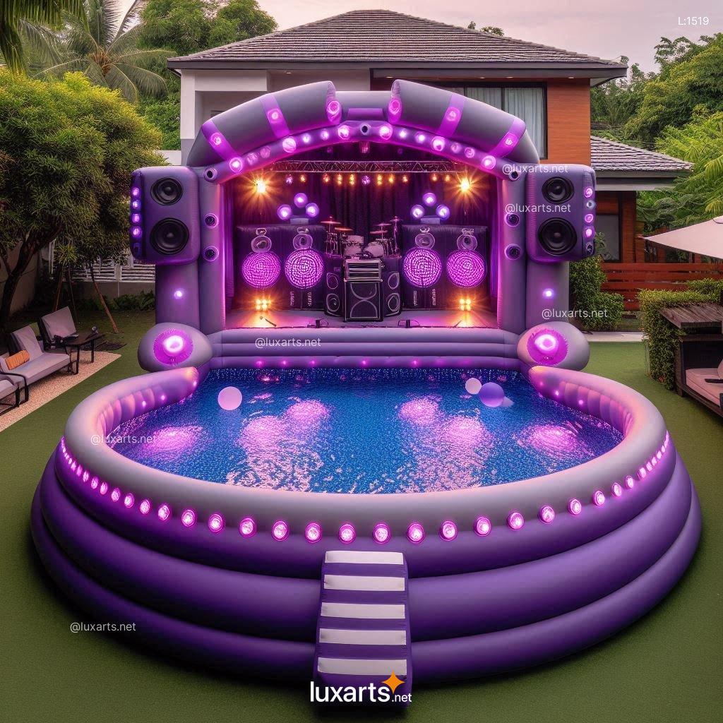 Inflatable Concert Stage Shaped Pool: Create Your Own Backyard Music Festival inflatable concert stage pool 2