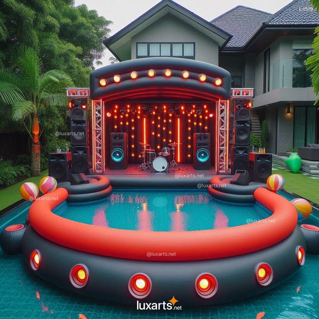 Inflatable Concert Stage Shaped Pool: Create Your Own Backyard Music Festival inflatable concert stage pool 4