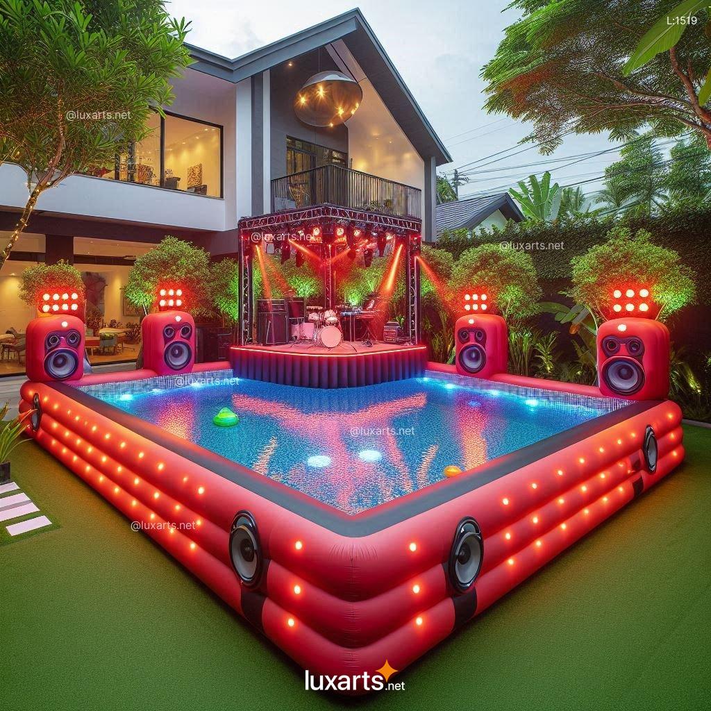 Inflatable Concert Stage Shaped Pool: Create Your Own Backyard Music Festival inflatable concert stage pool 5