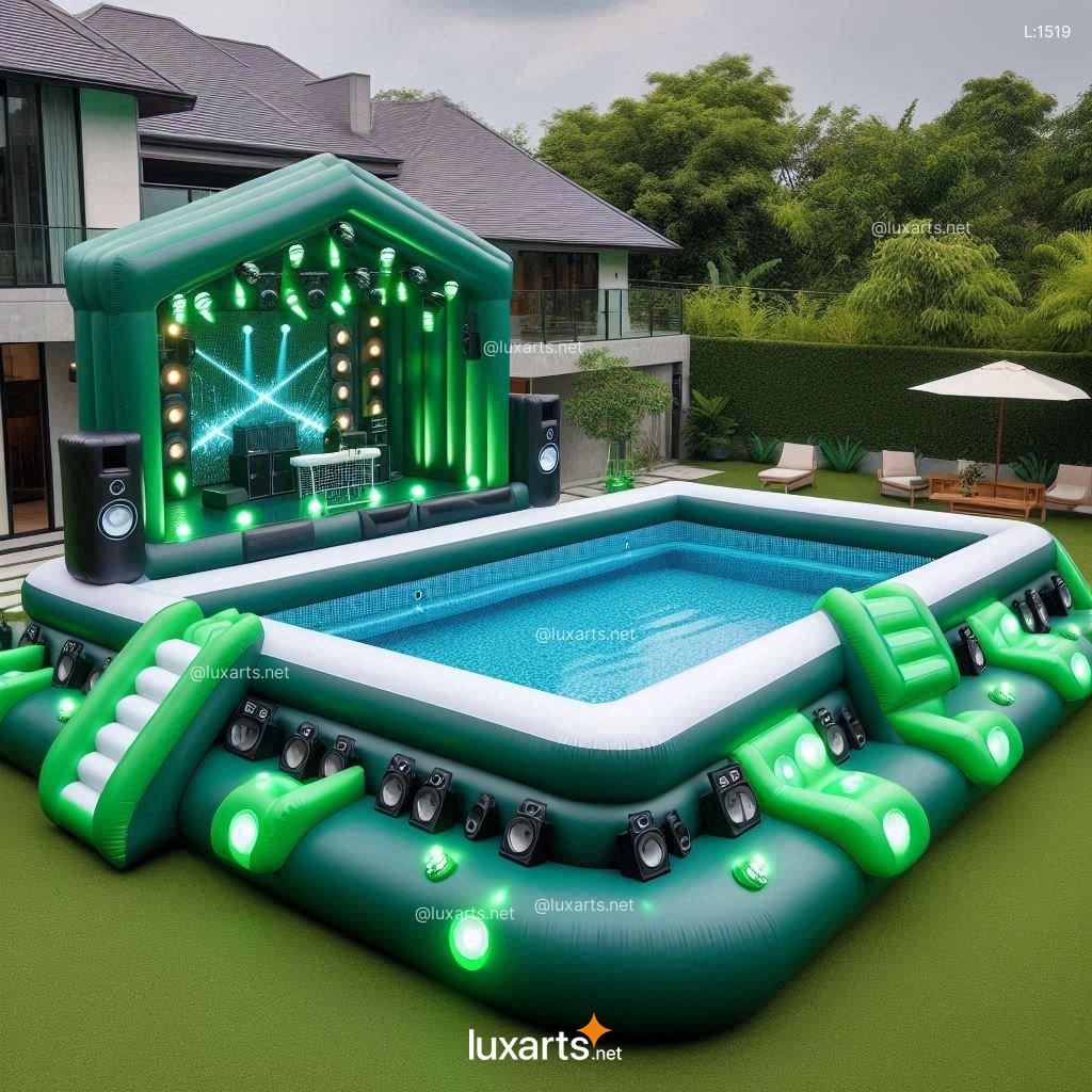 Inflatable Concert Stage Shaped Pool: Create Your Own Backyard Music Festival inflatable concert stage pool 6