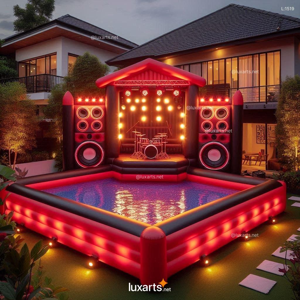 Inflatable Concert Stage Shaped Pool: Create Your Own Backyard Music Festival inflatable concert stage pool 7