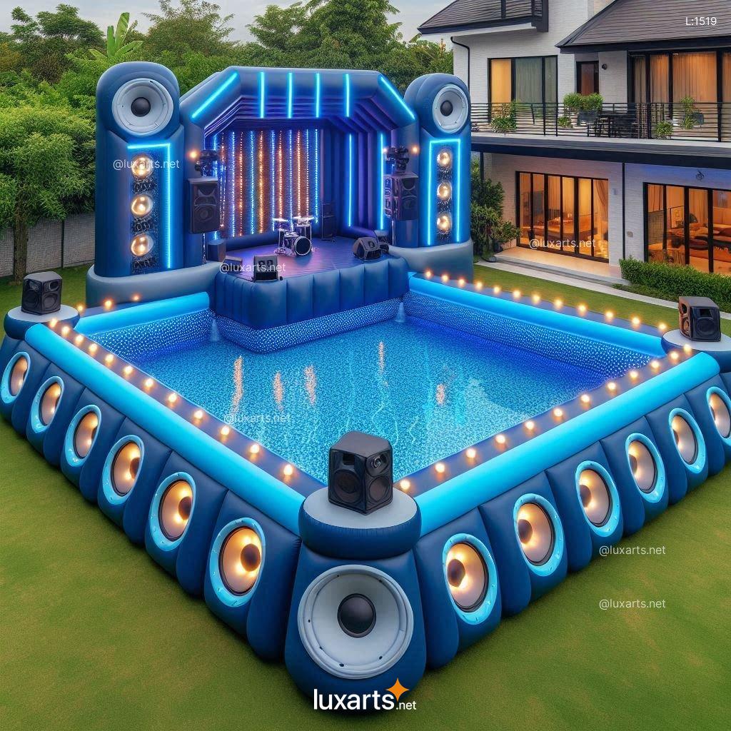 Inflatable Concert Stage Shaped Pool: Create Your Own Backyard Music Festival inflatable concert stage pool 8