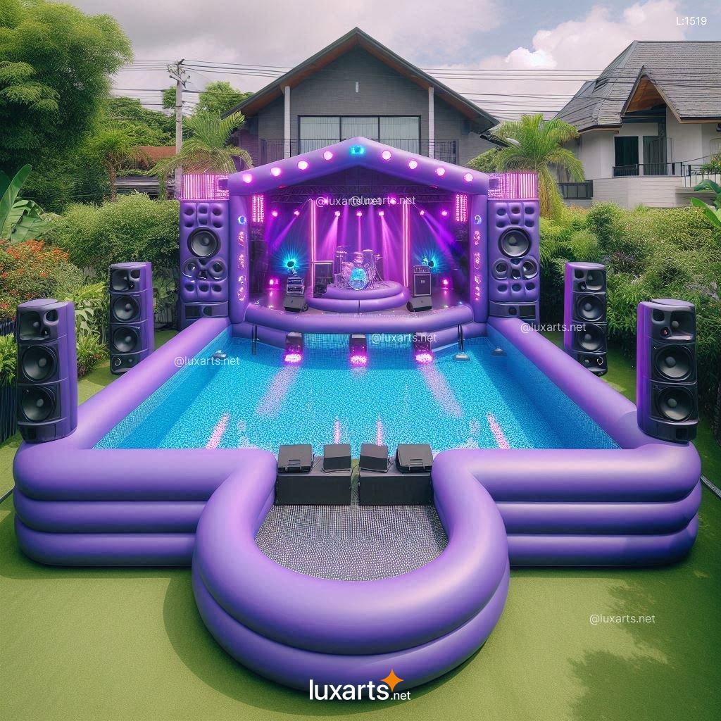 Inflatable Concert Stage Shaped Pool: Create Your Own Backyard Music Festival inflatable concert stage pool 9