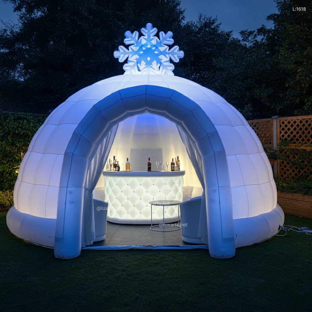 Inflatable Ice Bar: Design Your Dream Frozen Oasis inflatable ice bar 1