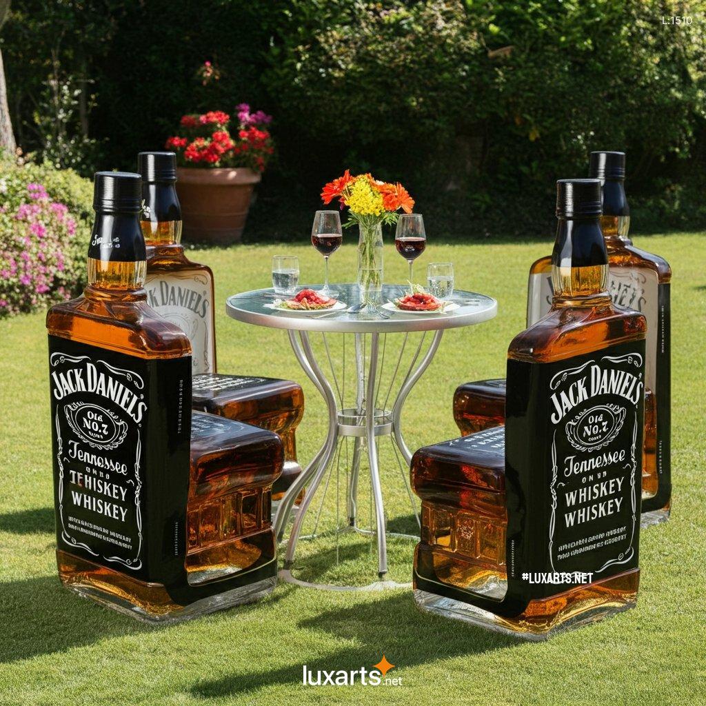 Jack Daniels Bottle Inspired Patio Set: Whiskey-Inspired Patio Collection jack daniels bottle inspired patio set 1