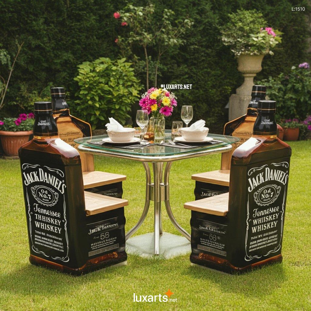 Jack Daniels Bottle Inspired Patio Set: Whiskey-Inspired Patio Collection jack daniels bottle inspired patio set 2