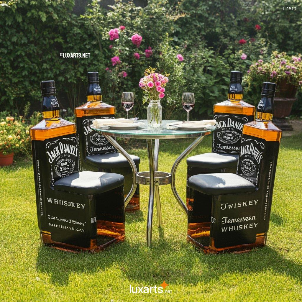 Jack Daniels Bottle Inspired Patio Set: Whiskey-Inspired Patio Collection jack daniels bottle inspired patio set 3