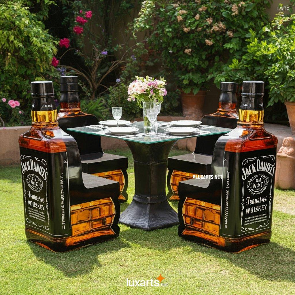 Jack Daniels Bottle Inspired Patio Set: Whiskey-Inspired Patio Collection jack daniels bottle inspired patio set 7