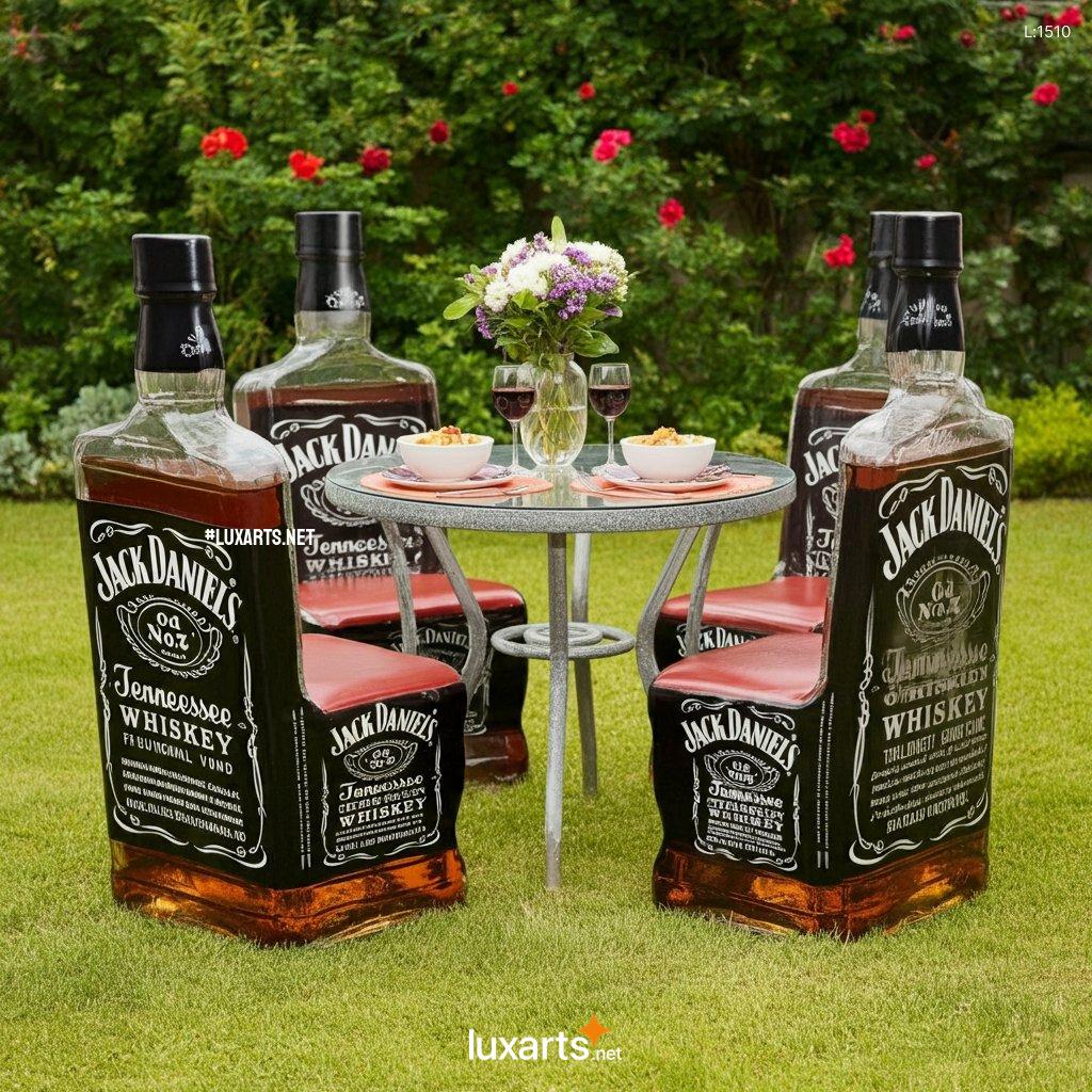 Jack Daniels Bottle Inspired Patio Set: Whiskey-Inspired Patio Collection jack daniels bottle inspired patio set 8