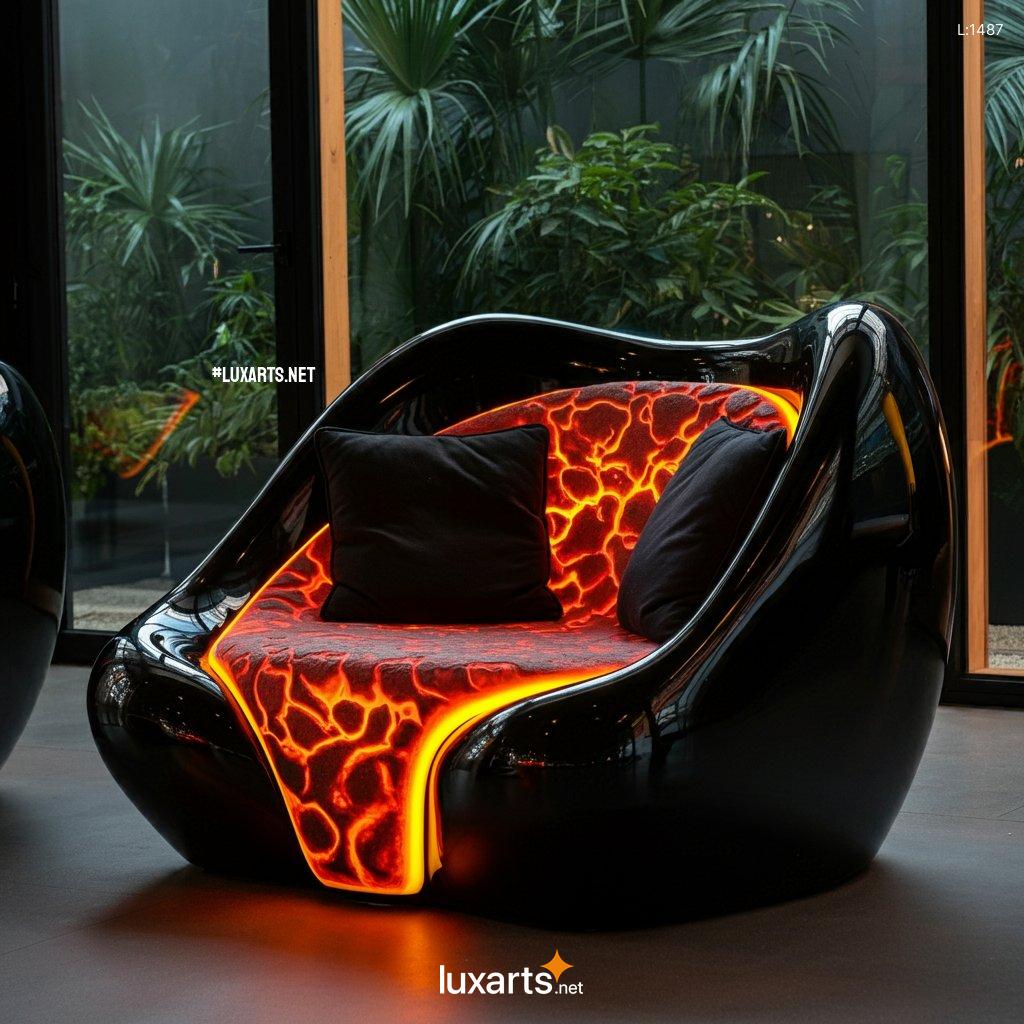 Lava Inspired Chair: Unique, Handcrafted Seating with a Volcanic Touch lava chair 10