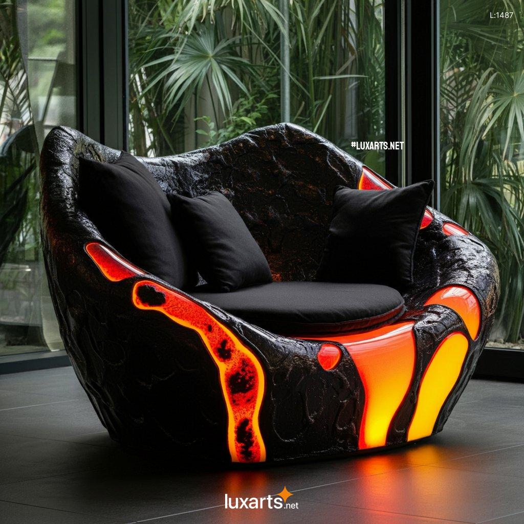 Lava Inspired Chair: Unique, Handcrafted Seating with a Volcanic Touch lava chair 2