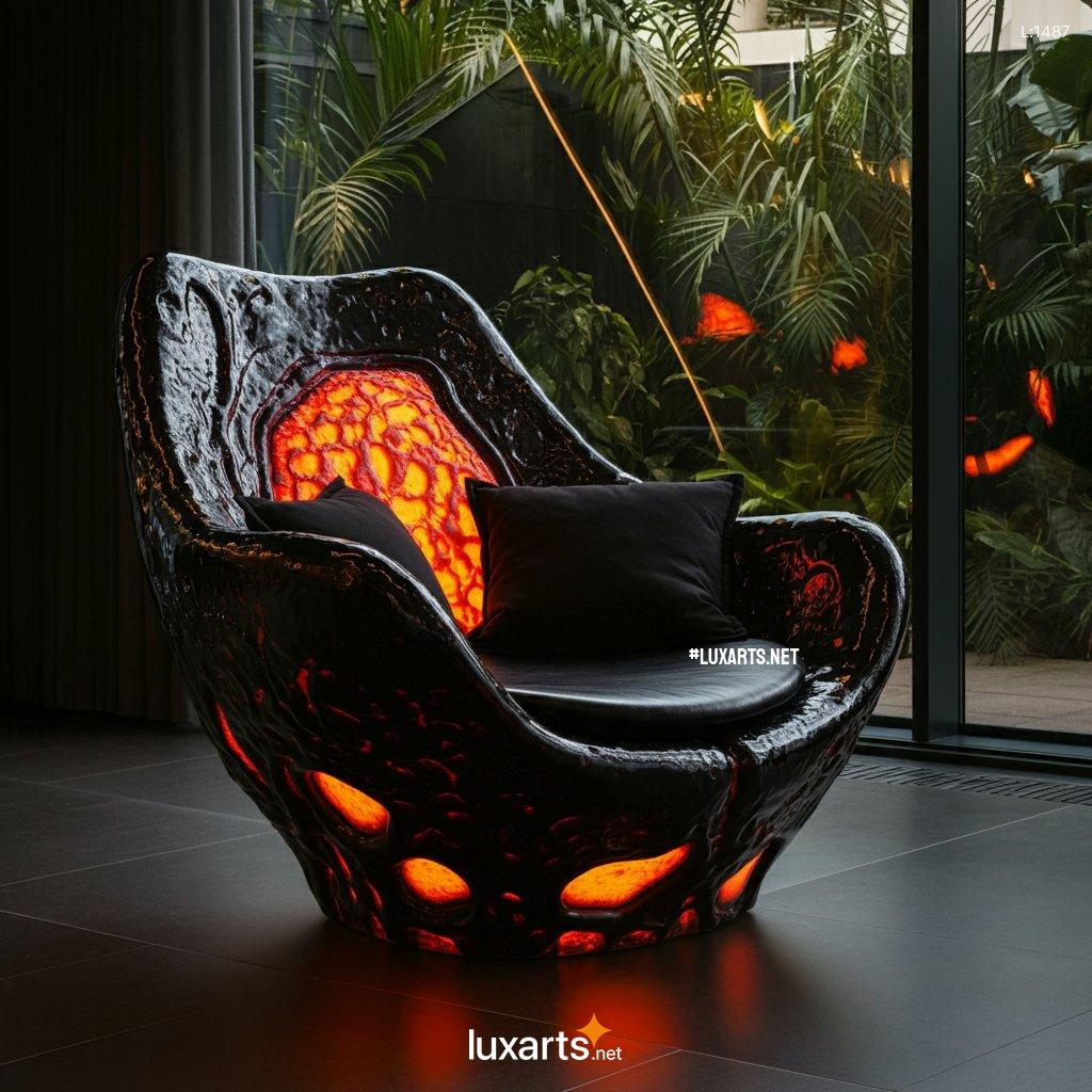 Lava Inspired Chair: Unique, Handcrafted Seating with a Volcanic Touch lava chair 3