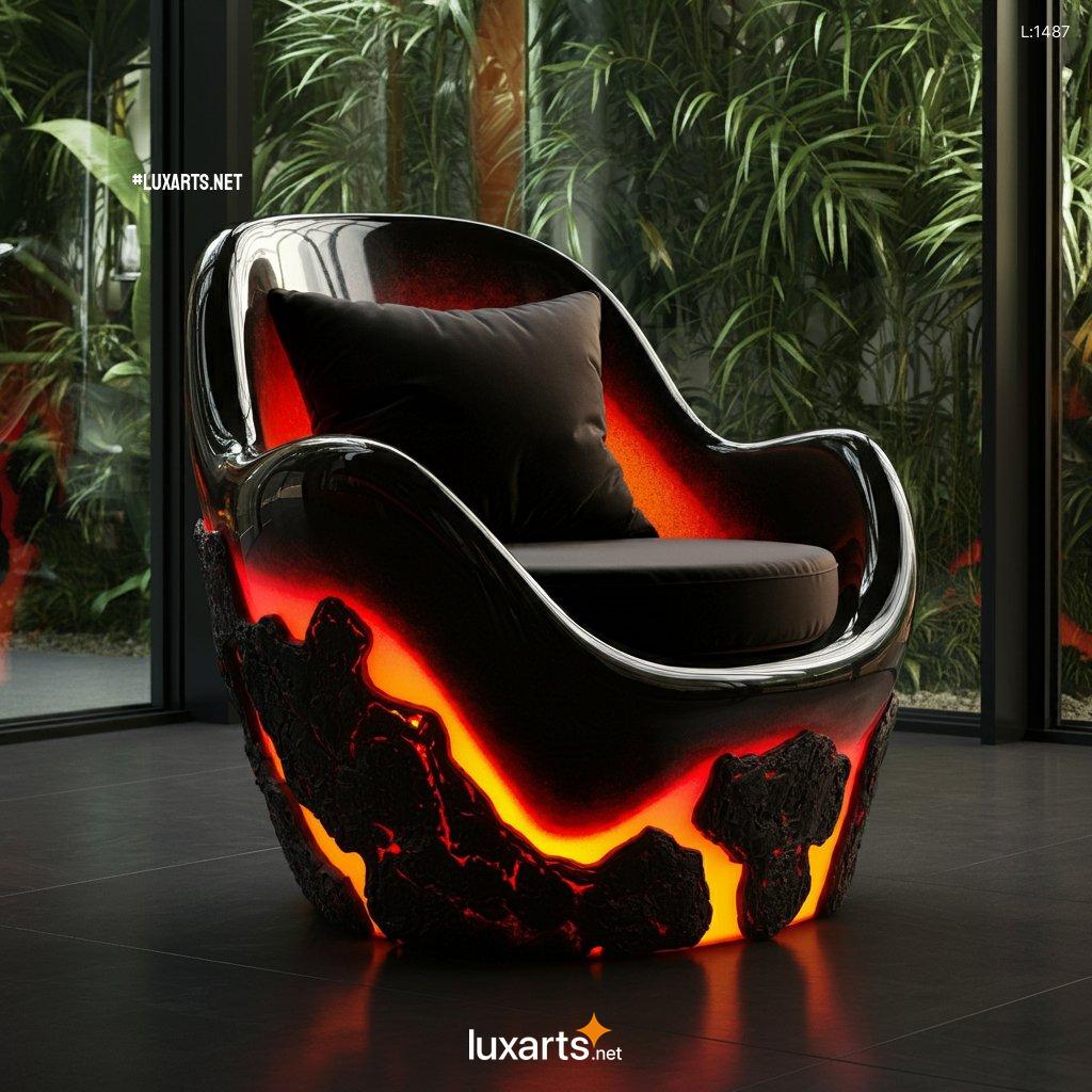 Lava Inspired Chair: Unique, Handcrafted Seating with a Volcanic Touch lava chair 5