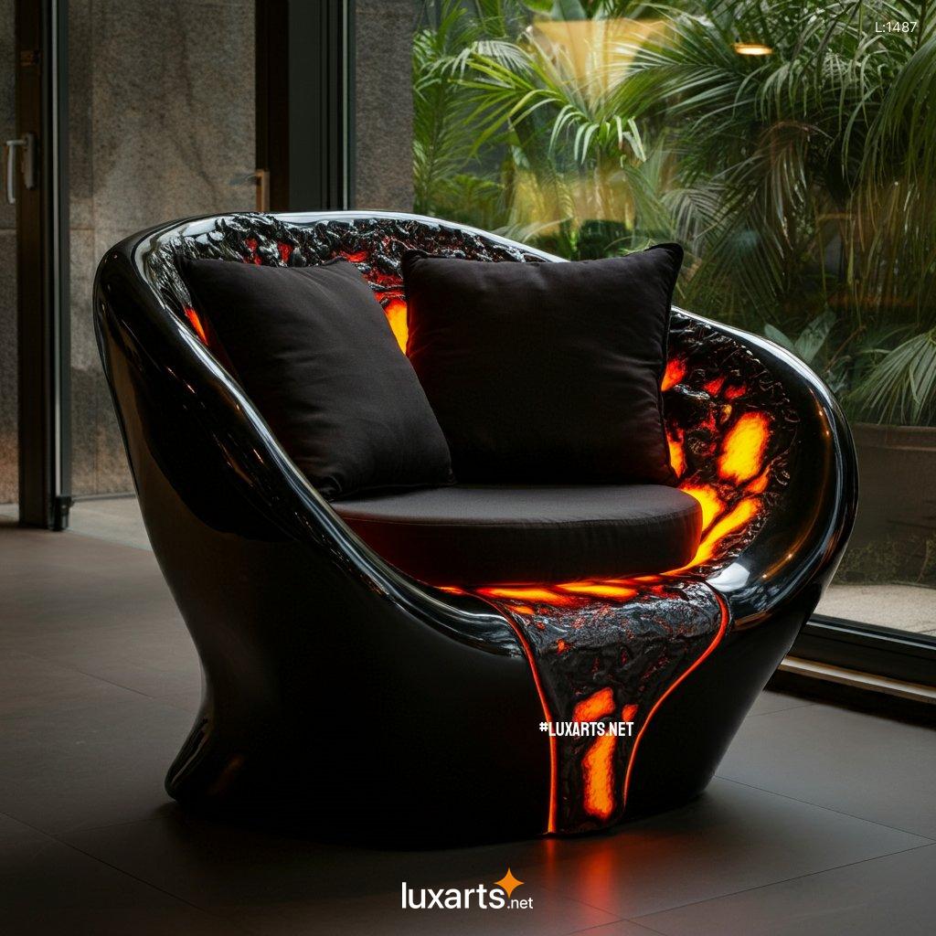 Lava Inspired Chair: Unique, Handcrafted Seating with a Volcanic Touch lava chair 6