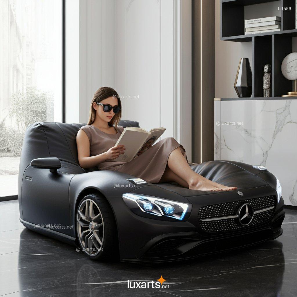 Mercedes-Benz Inspired Bean Bag Chair: Creative, Comfortable & Luxury Design mercedes benz inspired bean chair 10