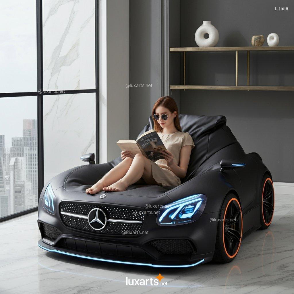 Mercedes-Benz Inspired Bean Bag Chair: Creative, Comfortable & Luxury Design mercedes benz inspired bean chair 11